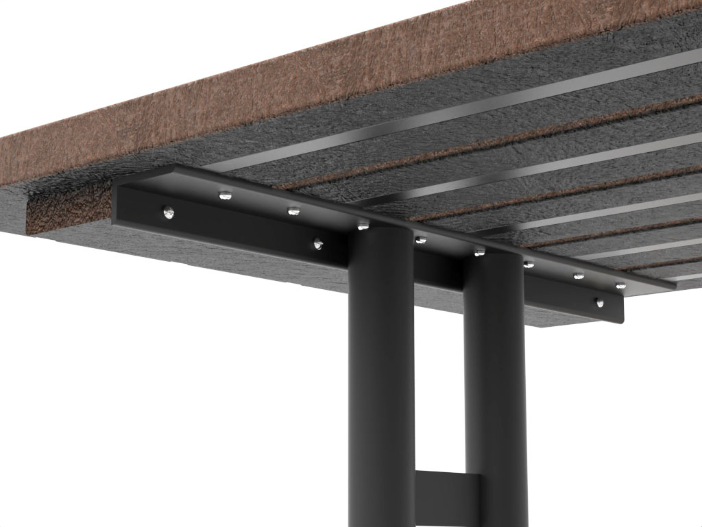 Dettaglio inferiore tavolo